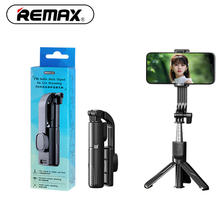Remax P16 Black Selfie Stick Tripod for Live Streaming 0.8m
