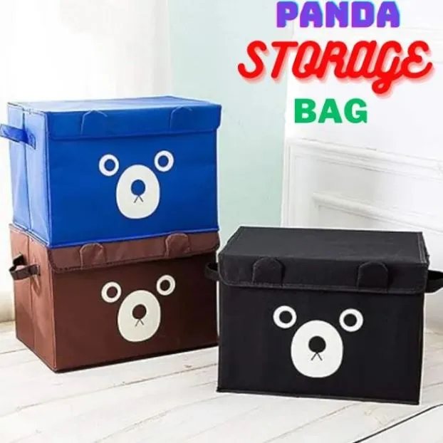 Panda Design Folding Wardrobe Storage Box bag Storage Accessories - 1Pc ...