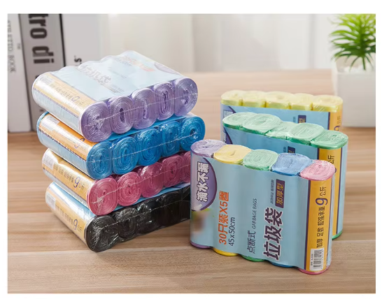 Thicken%20Disposable%20Garbage%20Bags%20Household%20Trash%20Pouch%20Kitchen%20Storage%20Cleaning%20Plastic%20Rubbish%20Bag%20100Pcs%205%20Rolls%2045*50cm%20-%20Image%202