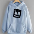 Marshmello Printed Fleece Full Sleeves Pull Over Hoodie For Men & Women. 