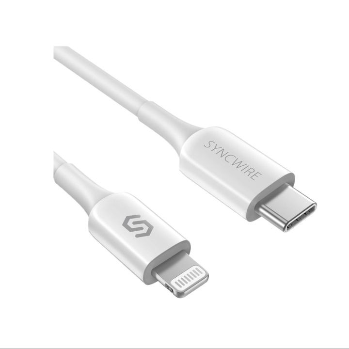 Syncwire Lightning to USB-C Cable [C94 Apple MFi CertifiedPD CompatibleFast Charging & Fast Data SyncUltra Durable] USB Lightning Cable for iPhone 141313mini  13 ProiPhone 1212mini  12 Pro  12 Pro Max iPhone S