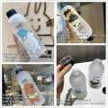 Safe and Leakproof Plastic Water Bottle Panda Bear and Polar Bear Transparent. 