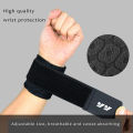 【linfang store】1Pcs Elastic Sports fitness wristband Wirst Support Straps Wraps Bandage Hand Suitable ball game protection. 