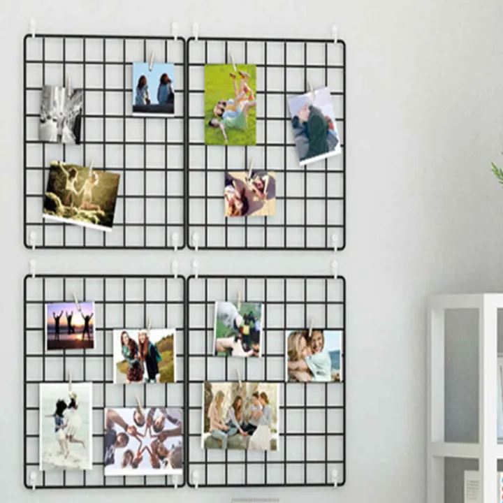 DIY%20Multifunction%20Metal%20Grid%20Wall%20Mounted%20Ins%20Mesh%20Art%20&%20Craft%20Photo%20frame%204%20piece%20-%20Image%202