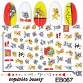 Disney Anime Characters 3D Adhesive Nail Stickers Nail Art Decals Lilo Stitch Mickey Mouse Nail Art Jewelry DIY Sticker Decals. 