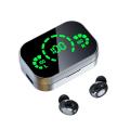YD04 Wireless Bluetooth Headphones Digital Display Headset LED Digital Display Headset In-Ear Bluetooth 5.3 Headset Sports Headphones. 