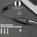 Sound Card good Sound 5H V2 USB 7.1 High Quality Channel 3D External Sound Card Adapter.. 