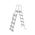 Bestway Above Ground Pool 16 Ft Length 16ft Width 48 Inch Deep Dive Framed, Big & Large Pool For Family Fun, Water Play Games Outdoor 56966 With Ladder Cover Filter Imported Portable Pvc Branded Summer Season Steel Lock Pipe Bracket Swimming Parties Pools. 