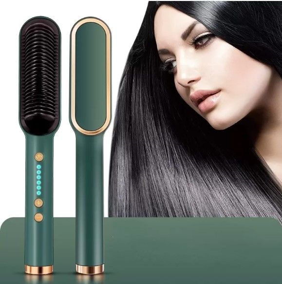 How to use hair straightener brush best sale