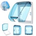 Waterproof Cover Electric Board Switch Box Cover, Child Electrical Safety Cover - Color Blue. 