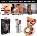 Flawless Facial Hair Remover for Women – Cell Operated, Portable Lipstick Design, Painless Face Hair Trimmer. 