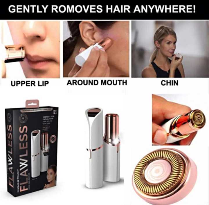 Flawless%20Facial%20Hair%20Remover%20for%20Women%20%E2%80%93%20Cell%20Operated,%20Portable%20Lipstick%20Design,%20Painless%20Face%20Hair%20Trimmer%20-%20Image%202
