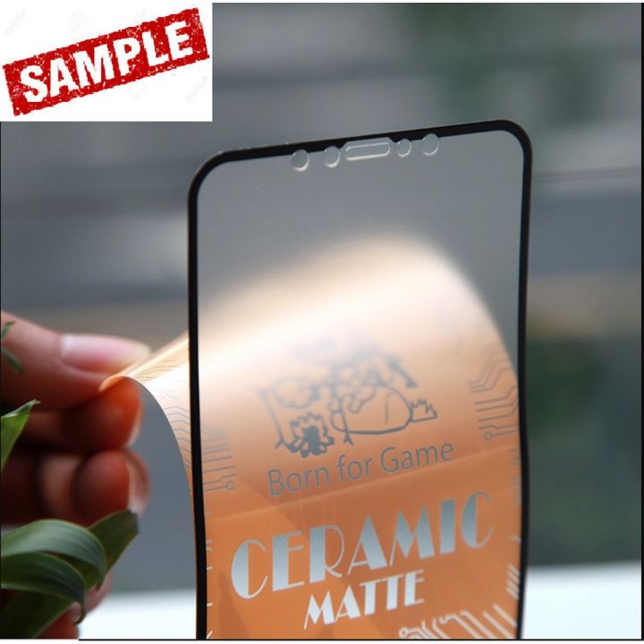 Samsung Galaxy A52 | A52s Matte Glass protector 9D / 21D Ceramic Sheet Fiber PUBG Hybrid Film Unbreakable Temper Gorilla Glass
