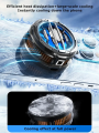Memo CX07 / CX08 / CX08 Pro Mobile Radiator Cooling Fan For Mobile - 15W Power Freezed Instantly - Heatsink For Mobile - Working Fastly. 
