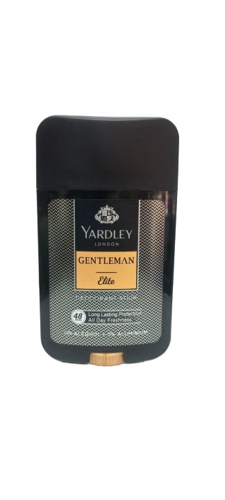 Yardley London Gentleman Elite Deodorant Stick Long Lasting Protection All Day Freshness With No Alcohol Made in Dubai