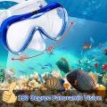Diving Goggles Mask with Silicone Breathing Tube Snorkle Set for Swimming Equipment Adult PVC Tempered Glass Diving Goggles Mask for Underwater Sports Diving Swimming Mask (Random Color). 