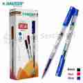 HAUSER Dream Gel pen 5 x 0.7mm Tip BLACK or BLUE Ink Quality Smooth Writing Gel Pens Easy Grip. 