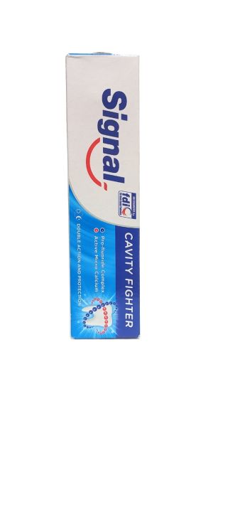 SIGNAL%20TOOTHPASTE%20ORIGINAL,%20WHITE%20Signal%20Cavity%20Fighter%20Double%20Action%20Protection%20Toothpaste%20-%20Image%203
