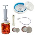 Vacuum Sealer For Jars Vacuum Sealing Kit Canning Jar Sealer Vacuum Sealer Jar Attachment Kit For Regular And Wide Mouth Canning. 
