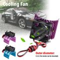 Remote Control Car Motor Cooling Fan Brushless Motor Radiator Carbon Brush Motor Heat Sink RC Car Accessories For 540 Motors. 