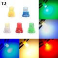 10pcs B8.5D T3 T4.2 T4.7 car LED car Dashboard Instrument Cluster Light Car Panel Gauge Dash Bulb blue red green yellow. 