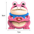Kids Frog Toy Adorable Light-up Frog Toy with Moving Heart Voice Recording Glowing Features Perfect Gift for Qixi Festival Valentine's Day Kids Girlfriend Ideal Children's Gift Funny Frog Toy. 