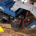 Excavator Model Toy Flexible Arm Excavator/dump Truck Toy Moveable Construction Vehicle for Kids Beach Sand Toy Birthday Gift for Boys Truck Model Toy. 