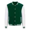 Monkeez Dark Green Varsity Jacket (Unisex). 