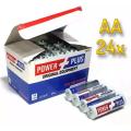 Power Plus - Original Cells - White - AA Size / AAA Size - 24 Pcs High Quality Cells Batteries. 