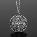 dongsheng New John Constantine Rune Demon Seal Texture Pendant Necklace Movie Jewelry Choker Necklace for Men Women. 