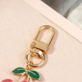 Charm DIY Jewelry Gifts Lovely Cherry Keychain Simulated Fruit Keyring Pendants For Women Girls Handbag Decoration Cherry Super Store. 