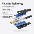 Volutz [Pack of 5] USB C Cable, Volutz Fast Charging Type C to USB Charger Cords, Gold-Plated, Nylon Braided (10ft, 6.5ft, 2x3.3ft, 1ft) for Samsung Galaxy S20 S10 S9 S8 Plus Note LG Google Pixel [Upgraded]. 