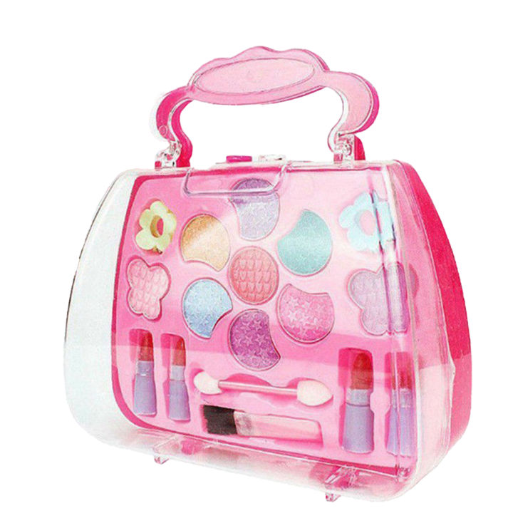 Baby Girls  KIDS MAKEUP KIT SET COSMETICS JEWELRY BREIFCASE REAL MAKEUP LIPSTICK