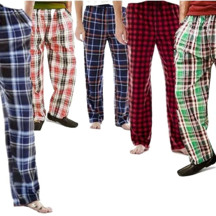 Cotton Pajamas For Men - Ultimate Comfort and Variety, Checkered Pajamas Comfortable Wear
