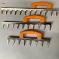 Tiling Masonry Tool Notch Trowel Lightweight Easy to Push and Pull Professional Paving Tiles Device Tiles Flooring Hand Trowel for Craftsmen. 