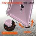 For Sony Xperia XZ2 Back Cover Shockproof Transparent Soft TPU Silicone Protector Phone Case with Shock Absorption Bumper Corners. 