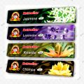 Metromilan Agrbatti 4 Different Fragrance Jasmine,Lavender,Kewda,Champa 4 Pack Bundle Metro Agrbatti. 
