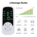 EMS Electric Muscle Therapy Stimulator 6 Modes Tens Unit Machine Meridian Physiotherapy Pulse Abdominal Prostate Body Massager. 