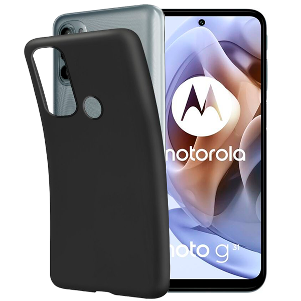 Motorola Moto G31 Case Soft TPU Cover Camera Bump Protection Phone Protective Back Shell