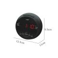 Yfashion Stylish LED  Alarm Clock with Snooze Function US Specification 12.5 * 11 * 9.5CM ift Decoration. 