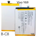 Vivo Y69 Battery Replacement B-C8 Battery with 3000mAh Capacity _ Silver. 