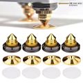 4 Set Gold Speaker Spike with Floor Discs Stand Foot Isolation Spikes Professional Speaker Accessories. 
