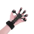 1 Peice Finger Gripper Guitar Finger Exerciser Hand Strengthener Hand Trainer Black. 