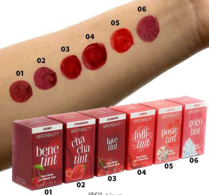 Lip Tint Professional Tint Lip & Cheek Stain Rose Pack Of Six Daraz.pk