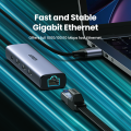 UGREEN USB Ethernet Adapter 1000Mbps USB3.0 Ethernet HUB USB HUB for Laptop Xiaomi Mi Box Computer Network Card Ethernet Adapter. 