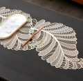 Gold Table Runner, Center Table Dressing Table Non-Slip Dining Mat 12x36 inch. 