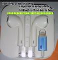 Apple iPhone 7,8, plus handsfree lightning jack sound bar handsfree With Mic volume. 