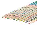 2 Pcs Colorful Pencil Rainbow Color Lead Pencil 4 Mixed Colors Multicolor Student DIY Graffiti Drawing Pencil For Children Kids. 