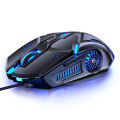 Laptop Gaming 200 DP Mechanical Silent Mouse Line Gaming Mouse G5 Silent with RGB Backlight 6 Keys 3I RGB Electronic Sports Mouse for Computer Pen Players. 