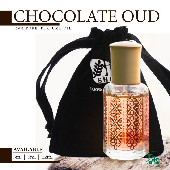 CHOCOLATE OUD Arabic Attar Non-Alcoholic Original Concentrated Perfume Oil for Men & Women